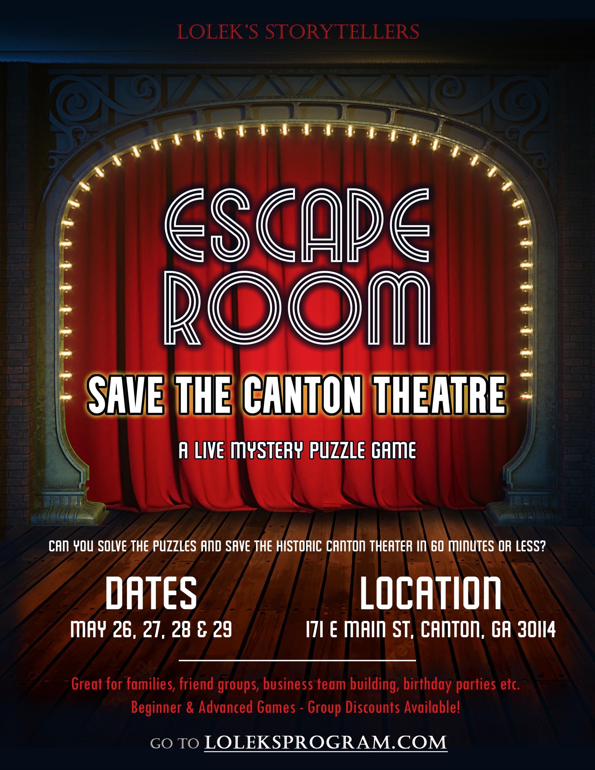 Escape Room Poster
