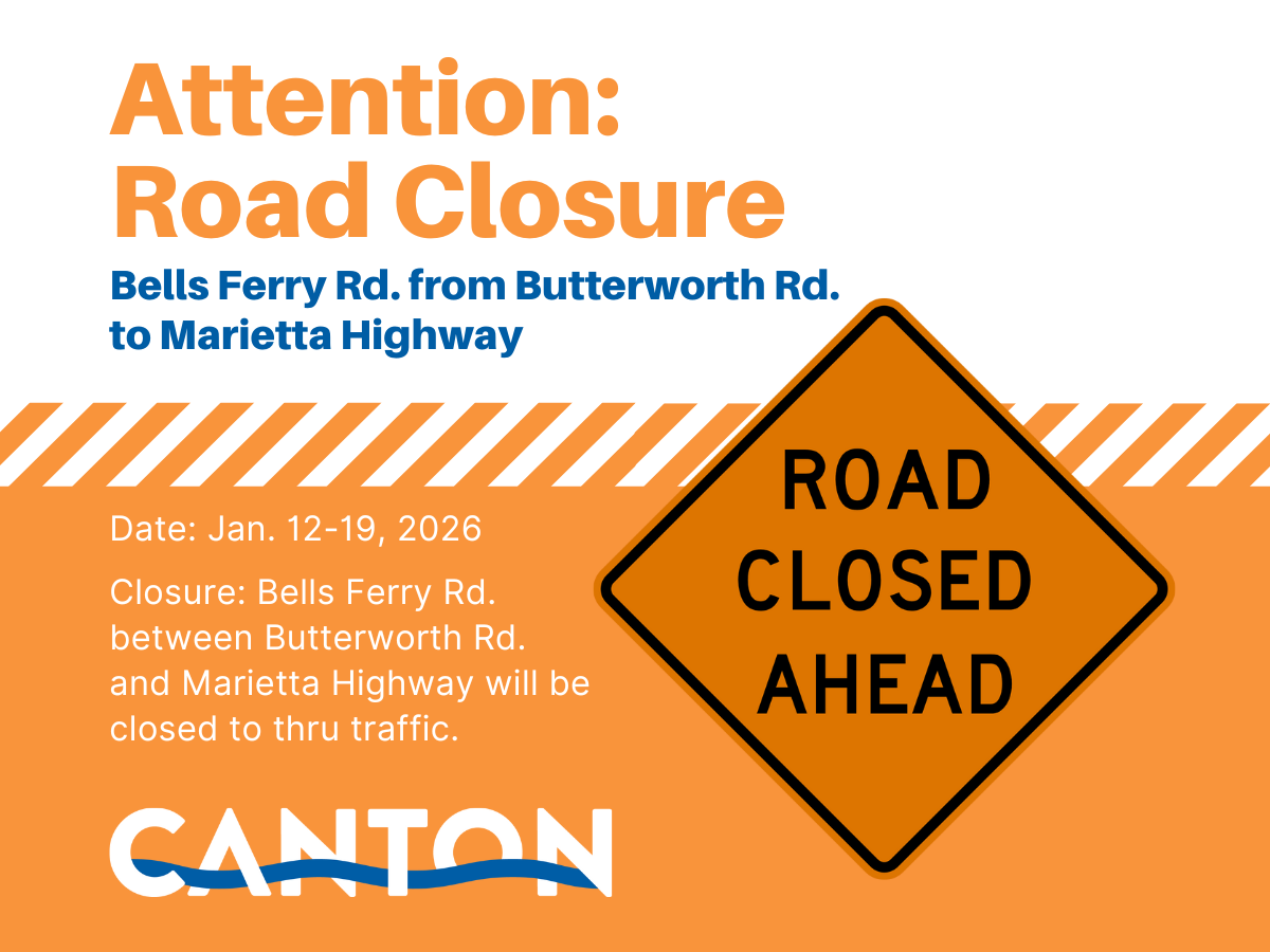 Road Closure on Section of Bells Ferry